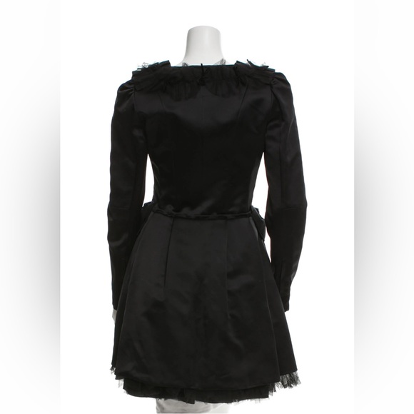 DOLCE & GABBANA Chic $3,850 Long Sleeve Scoop Neck Coat w/ Tags Small - Picture 3 of 3